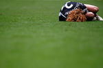 NEWCASTLE, UNITED KINGDOM - FEBRUARY 01:   Fabricio Coloccini of Newcastle United lays injured during the Barclays Premier League match between Newcastle United and Sunderland at St James Park on February, 1 2009 in Newcastle Upon Tyne, England.  (Photo by Mark Thompson/Getty Images)
