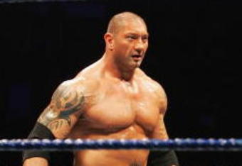 SYDNEY, AUSTRALIA - JUNE 15:  Batista stands in the ring during WWE Smackdown at Acer Arena on June 15, 2008 in Sydney, Australia.  (Photo by Gaye Gerard/Getty Images)