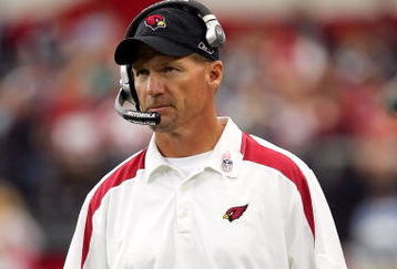 GLENDALE, AZ - OCTOBER 12:   Head coach Ken Wisenhunt of the Arizona Cardinals walks along the sideline during the game against the Dallas Cowboys at University of Phoenix Stadium on October 12, 2008 in Glendale, Arizona.  The Cardinals defeated the Cowboys 30-24 in overtime.  (Photo by Lisa Blumenfeld/Getty Images)