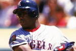 OAKLAND, CA - JUNE 29:  Bo Jackson #22 of the California Angels swings during a game against the Oakland Athletics at Network Associates Coliseum on June 29, 1994 in Oakland, California. (Photo by Otto Greule Jr/Getty Images)