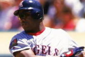 OAKLAND, CA - JUNE 29:  Bo Jackson #22 of the California Angels swings during a game against the Oakland Athletics at Network Associates Coliseum on June 29, 1994 in Oakland, California. (Photo by Otto Greule Jr/Getty Images)