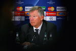 MANCHESTER, ENGLAND - APRIL 06:  Sir Alex Ferguson of Manchester United faces the media during a press conference held at Old Trafford on April 6, 2009 in Manchester, England.  (Photo by Alex Livesey/Getty Images)