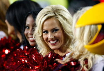 TAMPA, FL - FEBRUARY 01:  The Arizona Cardinals cheerleaders perform before Super Bowl XLIII against the Pittsburgh Steelers on February 1, 2009 at Raymond James Stadium in Tampa, Florida.  (Photo by Win McNamee/Getty Images)