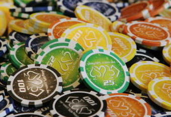 SYDNEY, AUSTRALIA - JULY 12:  Poker chips are pictured at a photo call at the Hotel CBD on July 12, 2007 in Sydney, Australia. The photo call was held to announce Shannon Noll as the new face of the Australian Poker League's new advertising campaign which will launch this Sunday.   (Photo by Gaye Gerard/Getty Images)