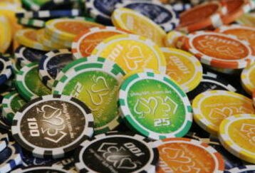 SYDNEY, AUSTRALIA - JULY 12:  Poker chips are pictured at a photo call at the Hotel CBD on July 12, 2007 in Sydney, Australia. The photo call was held to announce Shannon Noll as the new face of the Australian Poker League's new advertising campaign which will launch this Sunday.   (Photo by Gaye Gerard/Getty Images)