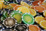 SYDNEY, AUSTRALIA - JULY 12:  Poker chips are pictured at a photo call at the Hotel CBD on July 12, 2007 in Sydney, Australia. The photo call was held to announce Shannon Noll as the new face of the Australian Poker League's new advertising campaign which will launch this Sunday.   (Photo by Gaye Gerard/Getty Images)