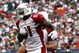 EAST RUTHERFORD, NJ - SEPTEMBER 28:  Anquan Boldin #81 of the Arizona Cardinals celebrates his touchdown against the New York Jets on September 28, 2008 at Giants Stadium in East Rutherford, New Jersey.  (Photo by Chris McGrath/Getty Images)