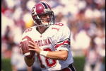 2 Sep 1995:  Quarterback Steve Taneyhill of South Carolina University drops back to pass during a 42-23 loss to the University of Georgia at Sanford Stadium in Athens, Georgia.  Mandatory Credit:  Jamie Squire/Allsport