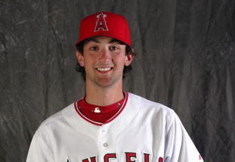 PEORIA, AZ - FEBRUARY 23:  Nick Adenhart #90 poses during the Los Angeles Angels of Anaheim photo day at Tempe Diablo Stadium on February 23, 2006 in Tempe, Arizona.  (Photo by Stephen Dunn /Getty Images)