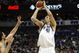 DALLAS - APRIL 25:  Dirk Nowitzki #41 of the Dallas Mavericks shoots over Peja Stojakovic #16 the New Orleans Hornets in Game Three of the Western Conference Quarterfinals during the 2008 NBA Playoffs at the American Airlines Center on April 25, 2008 in Dallas, Texas. Nowitzki had 32 points as the Mavericks won 97-87  (Photo by Layne Murdoch/Getty Images)