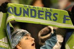 SEATTLE - MARCH 28:  A fan of Seattle Sounders FC shows her support during the MLS match between Real Salt Lake and the Seattle Sounders on March 28, 2009 at Qwest Field in Seattle, Washington. The Sounders defeated RSL 2-0. (Photo by Otto Greule Jr/Getty Images)