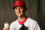 TEMPE, AZ - FEBRUARY 22:  Pitch Nick Adenhart #90 of the Los Angeles Angels of Anaheim poses during Photo Day on February 22, 2007 at Tempe Diablo Stadium in Tempe Arizona.  (Photo by Stephen Dunn/Getty Images)