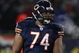 CHICAGO - DECEMBER 22: Chris Williams #74 of the Chicago Bears prepares to block on special teams during a game against the Green Bay Packers on December 22, 2008 at Soldier Field in Chicago, Illinois. The Bears defeated the Packers 20-17 in overtime.  (Photo by Jonathan Daniel/Getty Images)