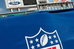 TAMPA, FL - FEBRUARY 01:  Offical Super Bowl XLIII and NFL logo signage is seen prior tothe Arizona Cardinals playing against the Pittsburgh Steelers inSuper Bowl XLIII on February 1, 2009 at Raymond James Stadium in Tampa, Florida.  (Photo by Al Bello/Getty Images)