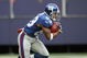 EAST RUTHERFORD, NJ - DECEMBER 7:  Sinorice Moss #83 of the New York Giants carries the ball against the Philadelphia Eagles at Giants Stadium on December 7, 2008 in East Rutherford, New Jersey. (Photo by Nick Laham/Getty Images)