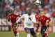 NASHVILLE, TN - APRIL 1:  Jozy Altidore #17 of the United States looks to play the bal on the drop during a FIFA 2010 World Cup Qualifying match against Trinidad and Tobago on April 1, 2009 at LP Field in Nashville, Tennessee. The United States defeated Trinidad and Tobago 3-0. (Photo by Jonathan Daniel/Getty Images)