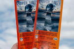 TAMPA, FL - FEBRUARY 01:  A fan holds up super bowl tickets outside the stadium prior to Super Bowl XLIII between the Arizona Cardinals and the Pittsburgh Steelers on February 1, 2009 at Raymond James Stadium in Tampa, Florida.  (Photo by Kevin C. Cox/Getty Images)