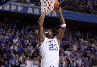 LEXINGTON, KY - FEBRUARY 21:  Jodie Meeks #23 of the Kentucky Wildcats dunks the ball during the SEC game against the Tennessee Volunteers at Rupp Arena on February 21, 2009 in Lexington, Kentucky.  (Photo by Andy Lyons/Getty Images)