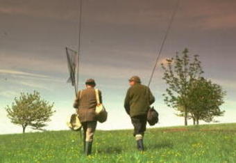 Aug 1980:  Tranquility for Britains Fly-Fishing team at Lake Blagdon, Somerset, England. \ Mandatory Credit: Adrian Murrell /Allsport