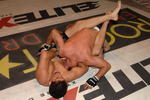 STUDIO CITY, CA - MAY 19:  MMA fighters Jake Shields (top) and Nick Diaz demonstrate MMA fighting techniques at CBS's 'Elite XC Saturday Night Fights' Press Conference at CBS Radford Studios on May 19, 2008 in Studio City, California.  (Photo by Stephen Shugerman/Getty Images)