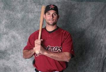 KISSIMMEE, FL - FEBRUARY 21: Infielder Mark Saccomanno of the Houston Astros poses during photo day at Astros spring training complex on February 21, 2009 in Kissimmee, Florida.  (Photo by Marc Serota/Getty Images  (Photo by Marc Serota/Getty Images)