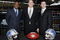 DETROIT , MI - JANUARY 16:  Jim Schwartz, center, head coach of the Detroit Lions poses with General Manager Martin Mayhew, left, and Tom Lewand team president after a press conference to introduce him as the Lions new head coach on January 16, 2009 at Ford Field in Detroit, Michigan.  (Photo by Gregory Shamus/Getty Images)