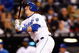KANSAS CITY, MO - APRIL 10:  John Buck #14 of the Kansas City Royals bats against the New York Yankees on April 10, 2008 at Kauffman Stadium in Kansas City, Missouri. (Photo by G. Newman Lowrance/Getty Images)