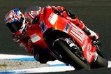 PHILLIP ISLAND, AUSTRALIA - OCTOBER 05:  Casey Stoner of Australia and the Ducati Team turns out of a bend during the Australian MotoGP at the Phillip Island Circuit on October 5, 2008 in Phillip Island, Australia.  (Photo by Quinn Rooney/Getty Images)