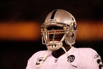 SAN DIEGO - DECEMBER 04:  Quarterback JaMarcus Russell #2 of the Oakland Raiders looks on during the NFL Game against the San Diego Chargers on December 4, 2008 at Qualcomm Stadium in San Diego, California.  (Photo by Harry How/Getty Images)