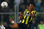 ISTANBUL, TURKEY - APRIL 02:  Colin Kazim-Richards of Fenerbahce and Ashley Cole of Chelsea battle for the ball during the UEFA Champions League Quarter Final 1st Leg match between Fenerbache and Chelsea at the Sukru Saracoglu Stadium on April 2, 2008 in Istanbul, Turkey.  (Photo by Richard Heathcote/Getty Images)