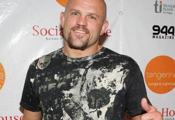 LAS VEGAS - OCTOBER 06:  UFC light heavyweight champion Chuck Liddell arrives at the Tangerine Lounge & Nightclub at the Treasure Island Hotel & Casino during the club's two-year anniversary party and the grand opening of the Social House restaurant October 6, 2006 in Las Vegas, Nevada.  (Photo by Ethan Miller/Getty Images)