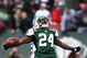 EAST RUTHERFORD, NJ - DECEMBER 14: Darrelle Revis #24 of the New York Jets celebrates making a game saving interception in the closing minutes of regulation preserving a 31-27 win against the Buffalo Bills during their game on December 14, 2008 at Giants Stadium in East Rutherford, New Jersey. (Photo by Al Bello/Getty Images)
