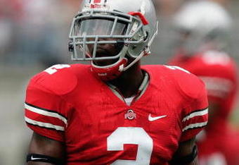 COLUMBUS, OH - SEPTEMBER 8:  Malcolm Jenkins #2 of the Ohio State Buckeyes looks on before the game against the Akron Zips at Ohio Stadium on September 8, 2007 in Columbus, Ohio. Ohio State won 20-2. (Photo by David Maxwell/Getty Images)