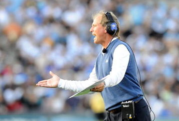 PASADENA, CA - NOVEMBER 08:   Head coach Rick Neuheisel of the UCLA Bruins reacts during the game against the Oregon State Beavers at the Pasadena Rose Bowl on November 8, 2008 in Pasadena, California.  (Photo by Lisa Blumenfeld/Getty Images)
