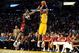 LOS ANGELES, CA - JANUARY 19: Kobe Bryant #24 of the Los Angeles Lakers shoots a jumper against LeBron James #23 of the Cleveland Cavaliers during the game at Staples Center on January 19, 2009 in Los Angeles, California. The Lakers defeated the Cavaliers 105-88. (Photo by Harry How/Getty Images)