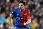 BARCELONA, SPAIN - FEBRUARY 08: Xavi Hernandez of Barcelona controls the ball during the La Liga match between Barcelona and Sporting Gijon at the Camp Nou stadium on February 8, 2009 in Barcelona, Spain.  (Photo by Denis Doyle/Getty Images)