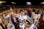MIAMI - JANUARY 08:  The Florida Gators celebrate their 24-14 win against the Oklahoma Sooners during the FedEx BCS National Championship game at Dolphin Stadium on January 8, 2009 in Miami, Florida.  (Photo by Doug Benc/Getty Images)