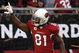 GLENDALE, AZ - DECEMBER 30:  Anquan Boldin #81 of the Arizona Cardinals celebrates with fans against the St. Louis Rams on December 30, 2007 at University of Phoenix Stadium in Glendale, Arizona.   The Cardinals won 48-19.  (Photo by Stephen Dunn/Getty Images)