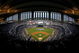 NEW YORK - APRIL 03:  A general view of Yankee Stadium during the playing of the National Anthem before the New York Yankees game against the Chicago Cubs at Yankee Stadium on April 3, 2009 in the Bronx borough of New York City. Today's exhibition game is the first game to played in the new Yankee Stadium.  (Photo by Ezra Shaw/Getty Images)
