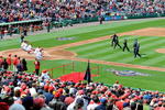 WASHINGTON - APRIL 13:  Members of the armed forces throw out the first pitch before the Washington Nationals home opener against the Philadelphia Phillies at Nationals Park on April 13, 2009 in Washington, DC.  (Photo by Greg Fiume/Getty Images)
