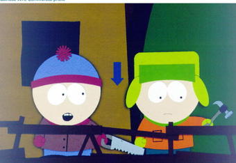 1/26/00 New York, Ny. Warm Up Those Cold Winter Nights With The Steamy Desire Of Comedy Central's 'South Park: Hot Love Month,' Four Classic, Romance-Filled Episodes Beginning Wednesday, February 2 At 10:00 P.M. (Et/Pt). Pictured, Left To Right: Stan And Kyle From The Episode 'Clubhouses.' Business Wire  (Photo By Getty Images)