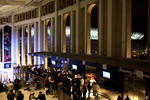 NEW YORK - APRIL 03:  The old Yankee Stadium is seen through the pillars of the Great Hall during the New York Yankees game against the Chicago Cubs at Yankee Stadium on April 3, 2009 in the Bronx borough of New York City.  (Photo by Ezra Shaw/Getty Images)