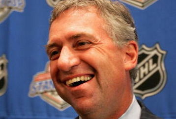 OTTAWA, ON - JUNE 04:  General Manager, Doug Risebrough of the Minnesota Wild speaks to the media during the NHL general managers meeting on June 4, 2007 at the Brookstreet Hotel in Ottawa, Canada.  (Photo by Bruce Bennett/Getty Images)