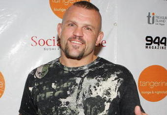 LAS VEGAS - OCTOBER 06:  UFC light heavyweight champion Chuck Liddell arrives at the Tangerine Lounge & Nightclub at the Treasure Island Hotel & Casino during the club's two-year anniversary party and the grand opening of the Social House restaurant October 6, 2006 in Las Vegas, Nevada.  (Photo by Ethan Miller/Getty Images)