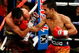 LAS VEGAS - DECEMBER 06:  (R-L) Manny Pacquiao of the Philippines connects with a right to the head of Oscar De La Hoya during their welterweight fight at the MGM Grand Garden Arena December 6, 2008 in Las Vegas, Nevada.  (Photo by Ethan Miller/Getty Images)