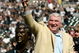 OAKLAND, CA - OCTOBER 22:  Former Head Coach John Madden of the Oakland Raiders is presented with his Hall of Fame Ring during a ceremony to honor his recent induction into the Pro Football Hall of Fame before the game against the Arizona Cardinals on October 22, 2006 at McAfee Coliseum in Oakland, California.  (Photo by Jonathan Ferrey/Getty Images)
