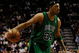 ORLANDO, FL - MARCH 25:  Paul Pierce #34 of the Boston Celtics sets up a play in a game against the Orlando Magic on March 25, 2009 at Amway Arena in Orlando, Florida.  NOTE TO USER: User expressly acknowledges and agrees that, by downloading and/or using this Photograph, user is consenting to the terms and conditions of the Getty Images License Agreement.  (Photo by Sam Greenwood/Getty Images)