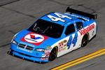 DAYTONA BEACH, FL - FEBRUARY 06:  A J Allmendinger, driver of the #44 Valvoline Dodge, drives during practice for the Budweiser Shootout at Daytona International Speedway on February 6, 2008 in Daytona, Florida.  (Photo by Sam Greenwood/Getty Images)