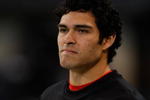 INDIANAPOLIS, IN - FEBRUARY 22:  Quarterback Mark Sanchez of USC walks on the field during the NFL Scouting Combine at Lucas Oil Stadium on February 22, 2009 in Indianapolis, Indiana. (Photo by Scott Boehm/Getty Images)