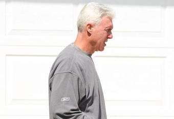 GREEN BAY, WI - AUGUST 05: General Manager Ted Thompson of the Green Bay Packers leaves the home of Brett Favre on August 5, 2008 in Green Bay, Wisconsin. (Photo by Jonathan Daniel/Getty Images)